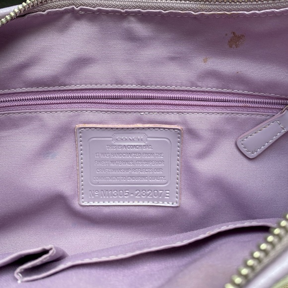 Coach Crossbody Bag - Logo - Lilac & Tan - M1305-28207E - Picture 4 of 8